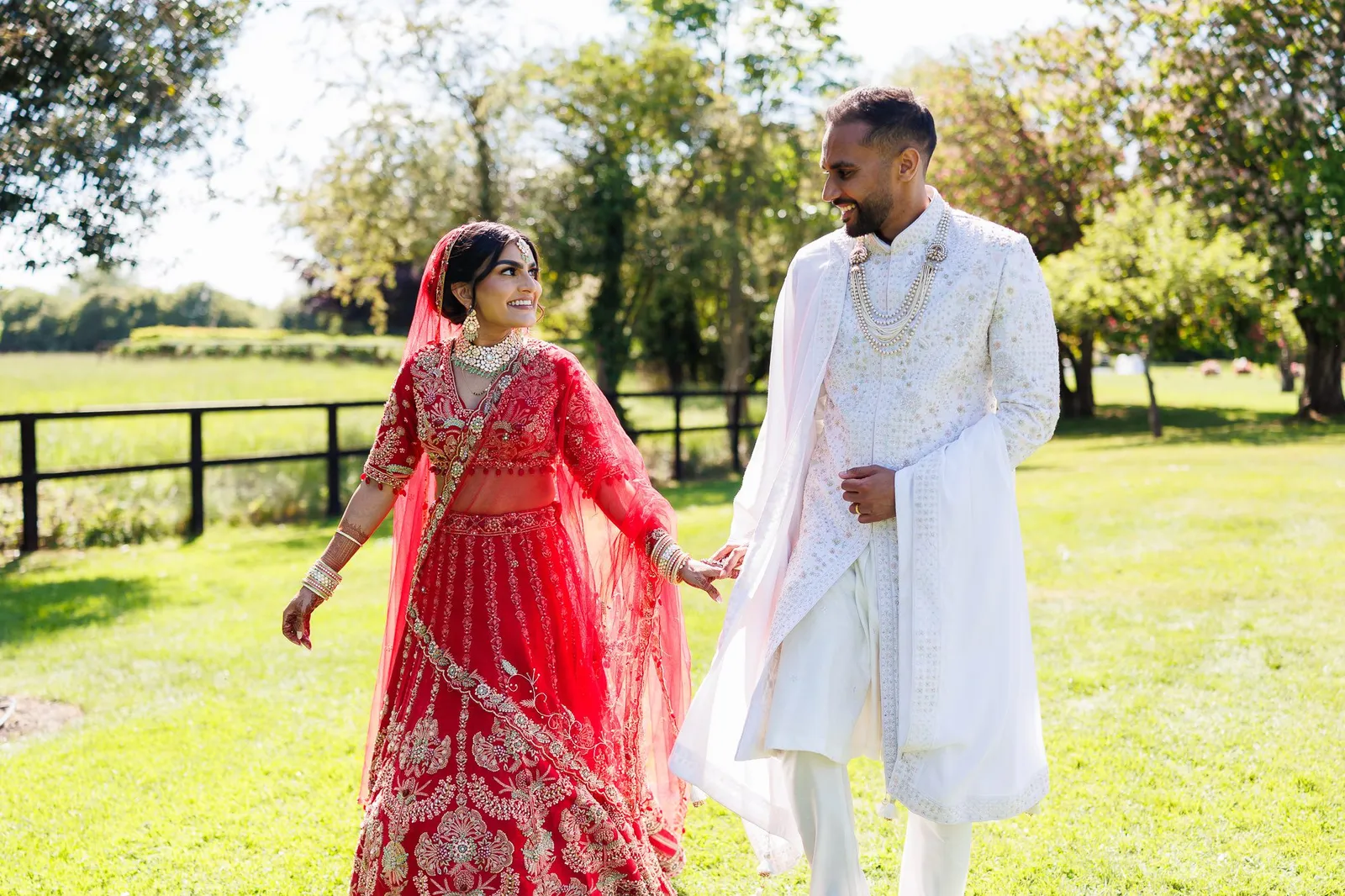 Asian wedding portrait at Fennes Estate