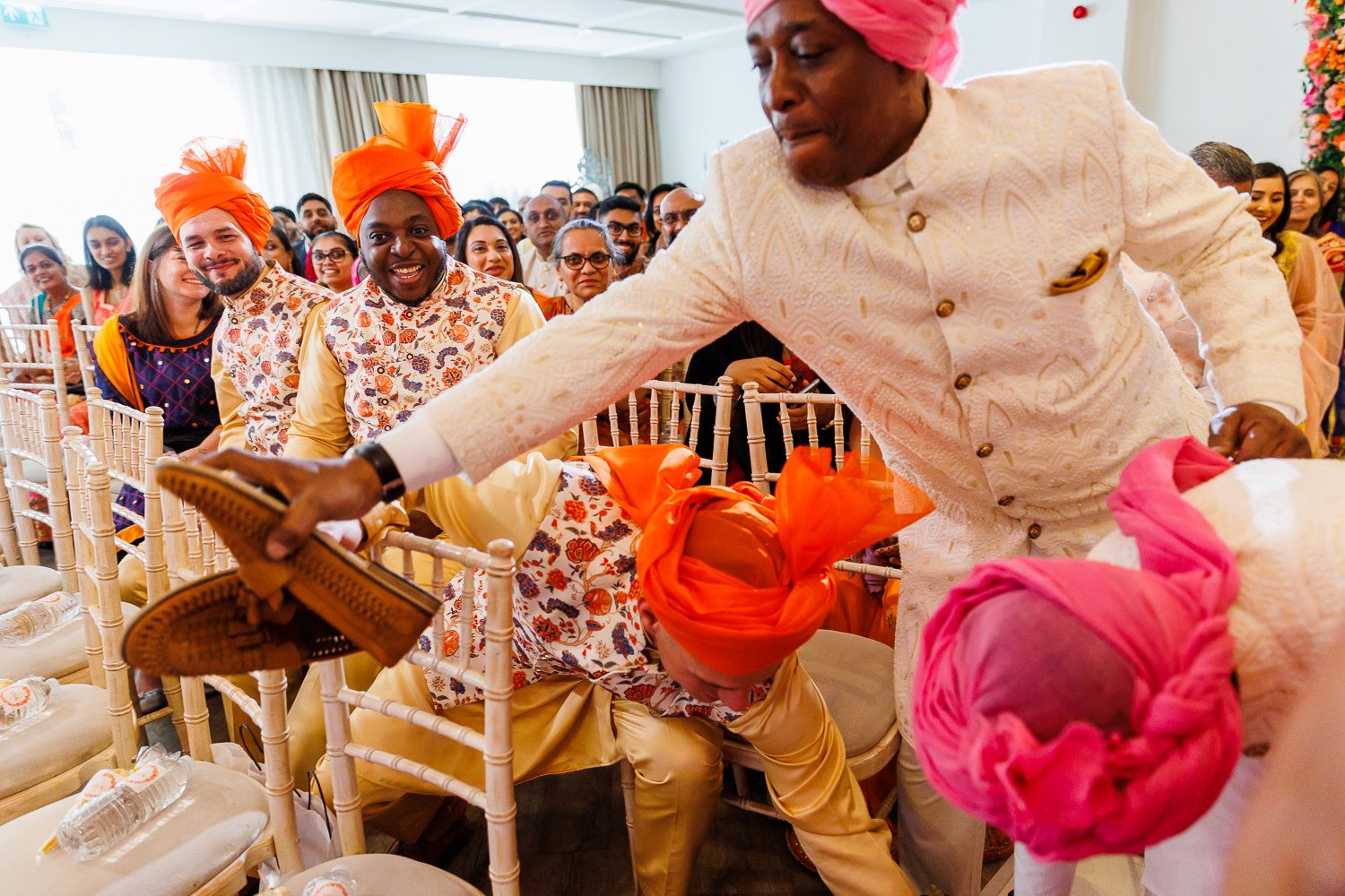 Hindu wedding ceremony at Manor by the lake in Cheltenham