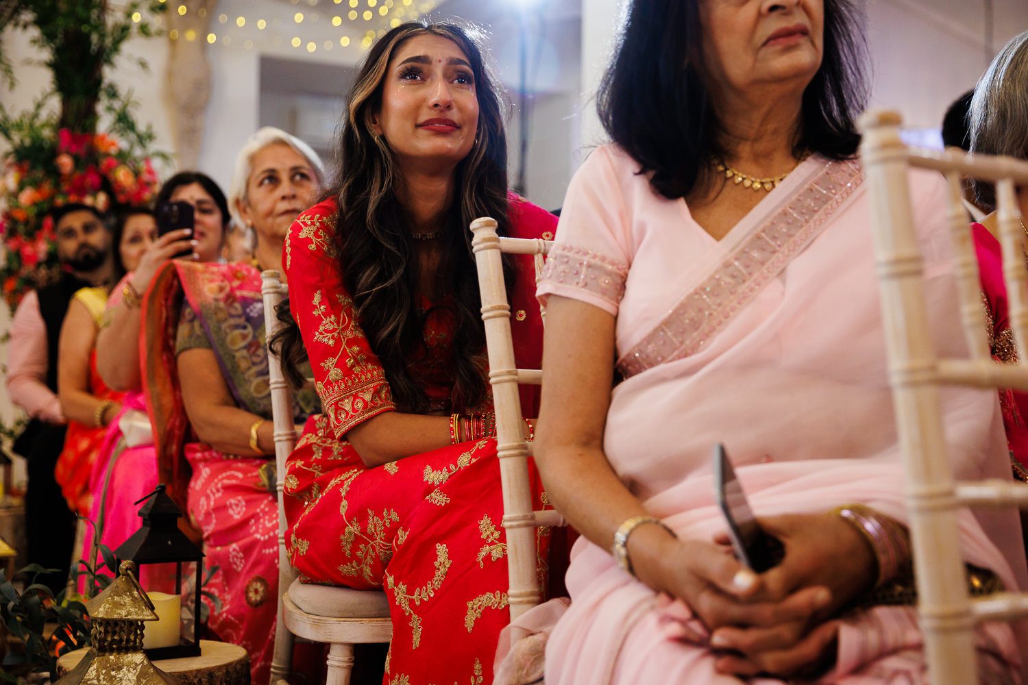 Hindu wedding ceremony at Manor by the lake in Cheltenham