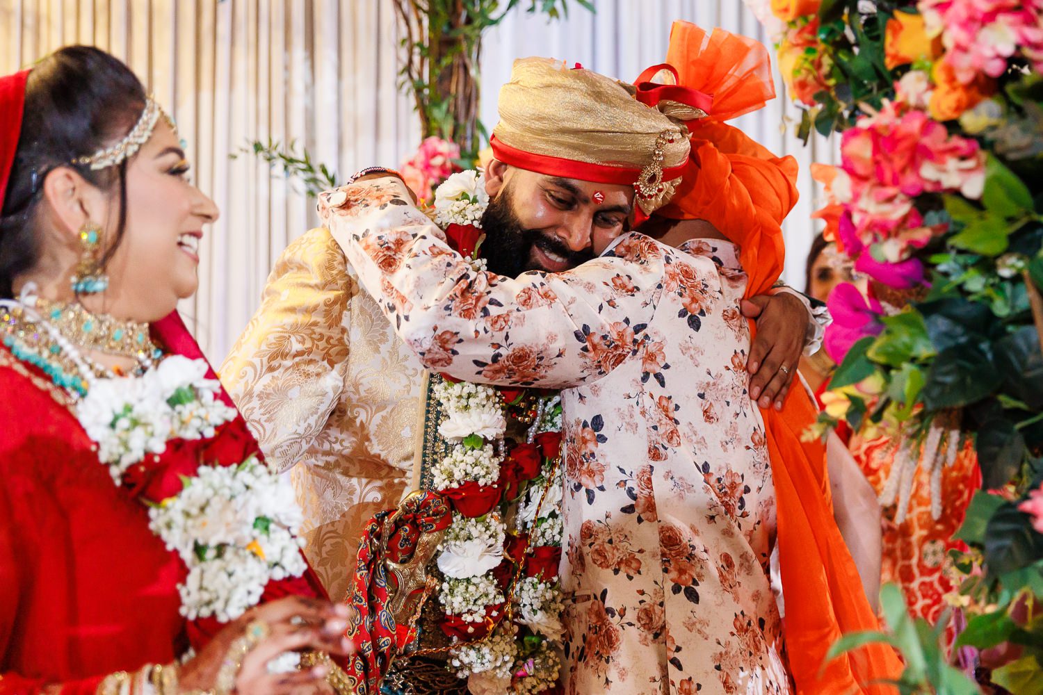 Hindu wedding ceremony at Manor by the lake in Cheltenham
